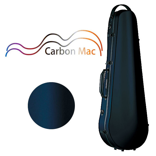 新品 送料無料 カーボンマック CFA-2S サテン ダークネイビー ビオラケース Carbon Mac 即決_画像2