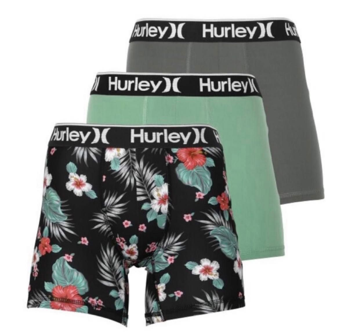 数量限定 Hurley ハーレー ボクサーパンツ 吸汗速乾 Mサイズ 2枚組