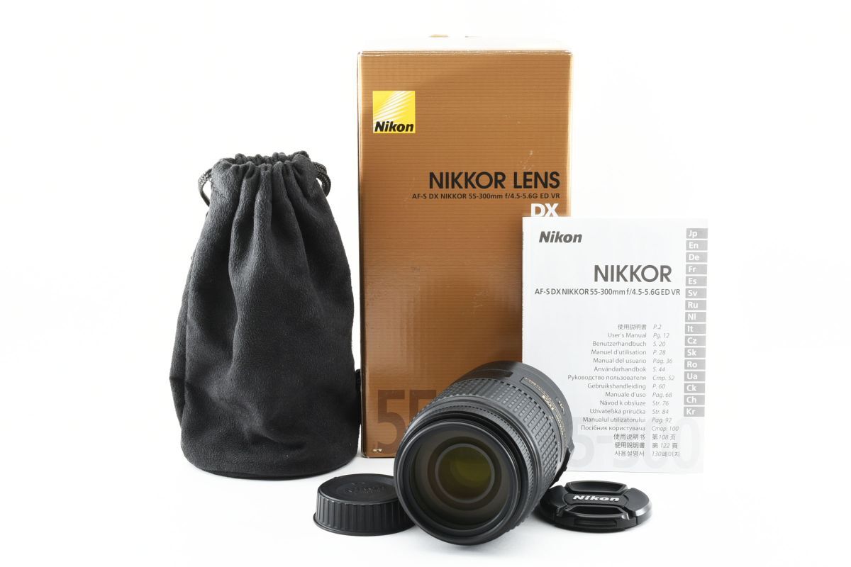 ■美品■NIKON AF-S DX NIKKOR 55-300mm F4.5-5.6 G ED VR■F340 ニコン_限定一台！