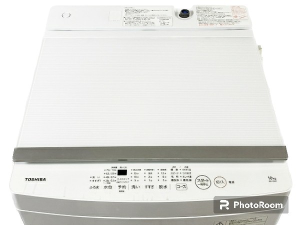 【直接取引歓迎】TOSHIBA 東芝 AW-10M7 洗濯機 10kg 2022年製 中古 らくらく家財便Cランク発送★to-10_画像2