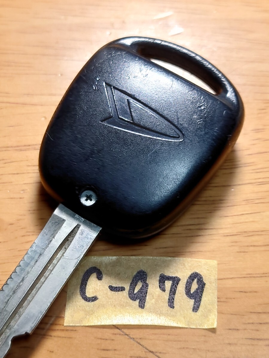 C-979 Daihatsu original keyless 2 button [ black frame *A stamp ] Move * Tanto * Esse * Latte * Mira * Hijet Cargo anonymity delivery 