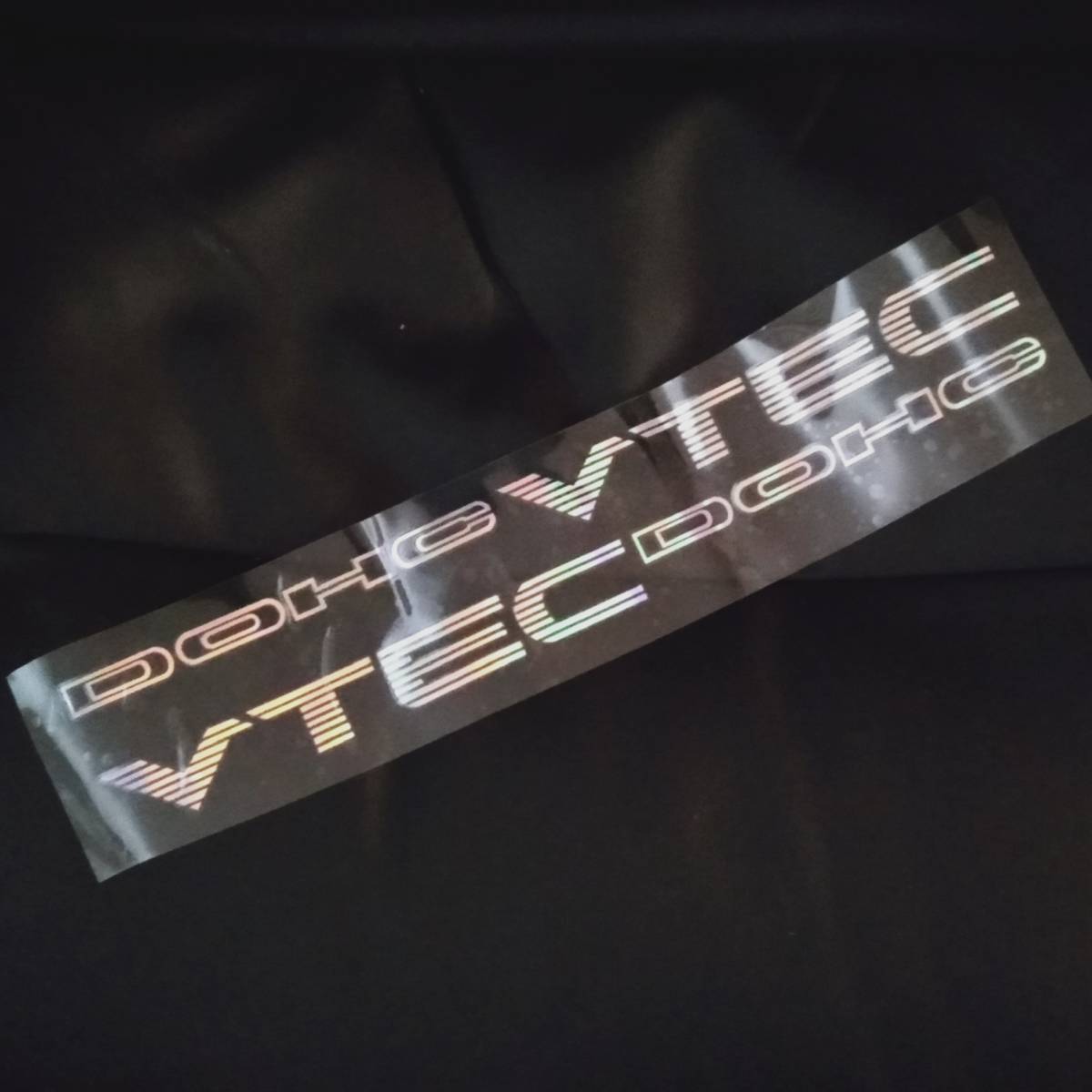 DOHC VTEC☆ステッカー【ネオクローム】シビック EG6 EK9 EFの画像2