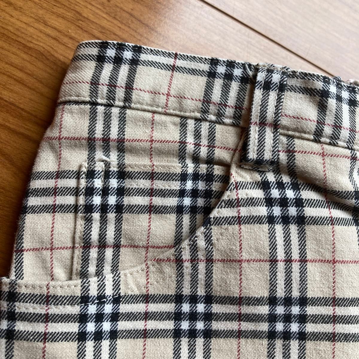 バーバリー　Burberry ハーフパンツ　クロップド　140cm ノバチェック　バーバリーチェック　8分丈