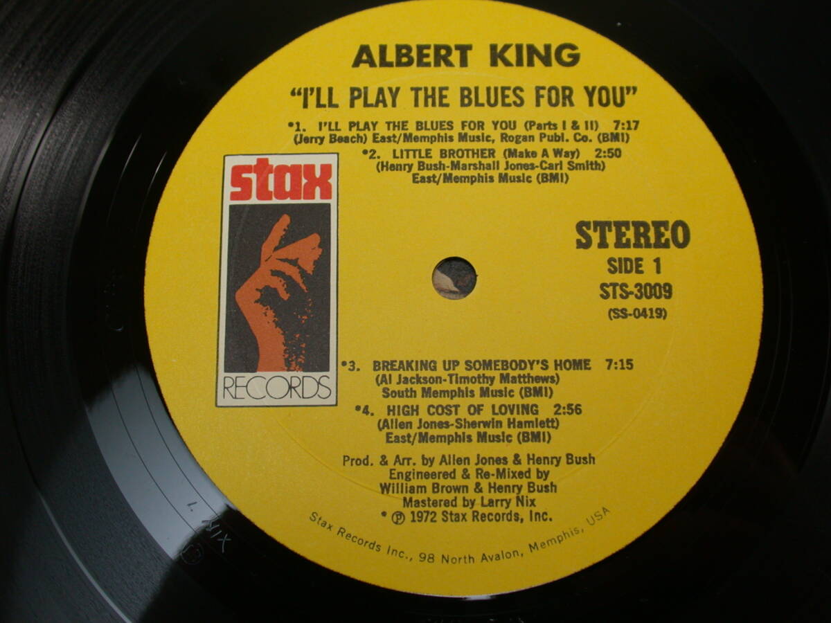 Blues/米国盤/アルバート キング/Albert King/I'll Play the Blues For You_画像5