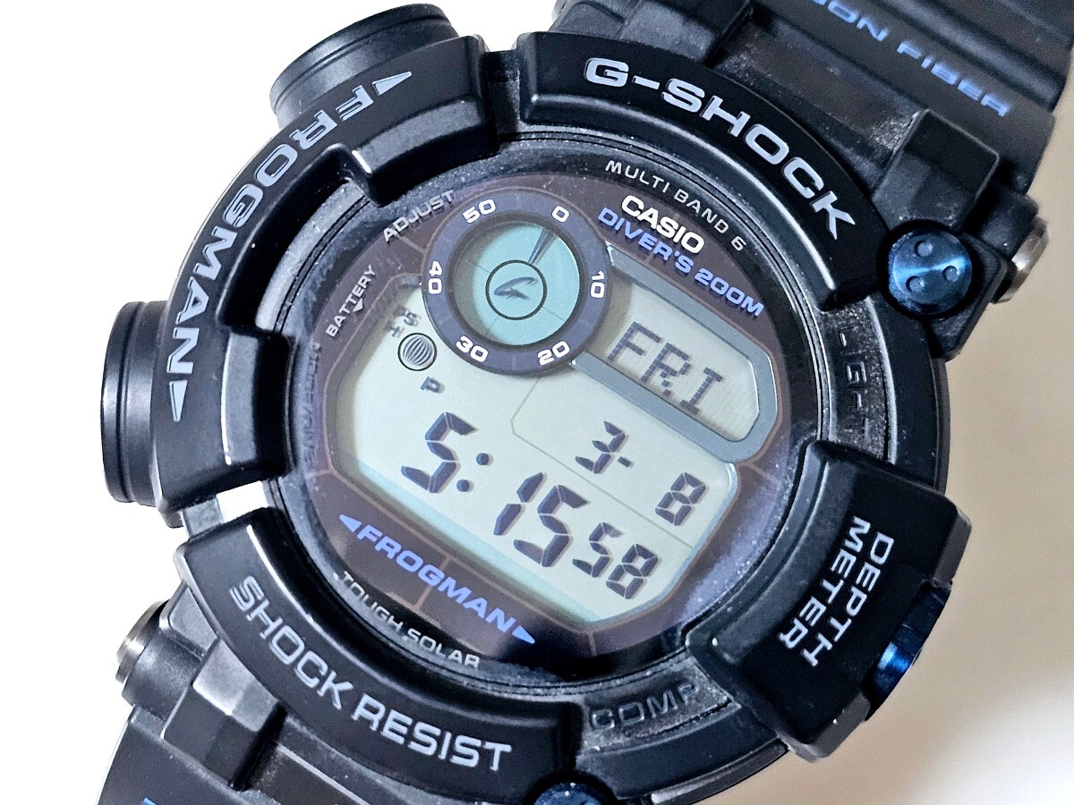 G-SHOCK FROGMAN フロッグマン【GWF-D1000B】電波時計 タフソーラー MASTER OF G-SEA トリプルセンサー搭載