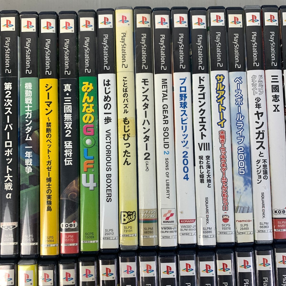 Y5-903 PS2 ソフト 70本セット/ ★１スタ! 全画像あり★ まとめ 格安販売 継続入荷 副業転売用 大量 ゲーム game 愛知100サイズ_画像3