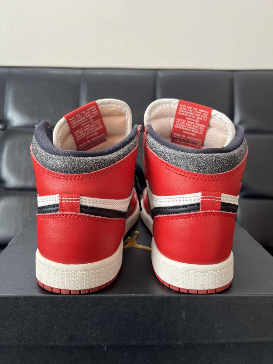 Nike PS Air Jordan 1 High OG "Lost & Found/Chicago" 22cm ナイキ ジョーダン1 シカゴ キッズ _画像5