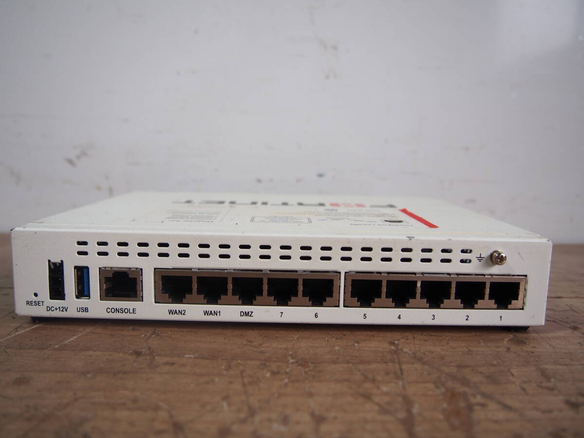 ☆【1T0220-14】 FORTINET フォーティネット FORTIGATE-60E FG-60E 2019年 12V ファイアウォール ジャンクの画像4