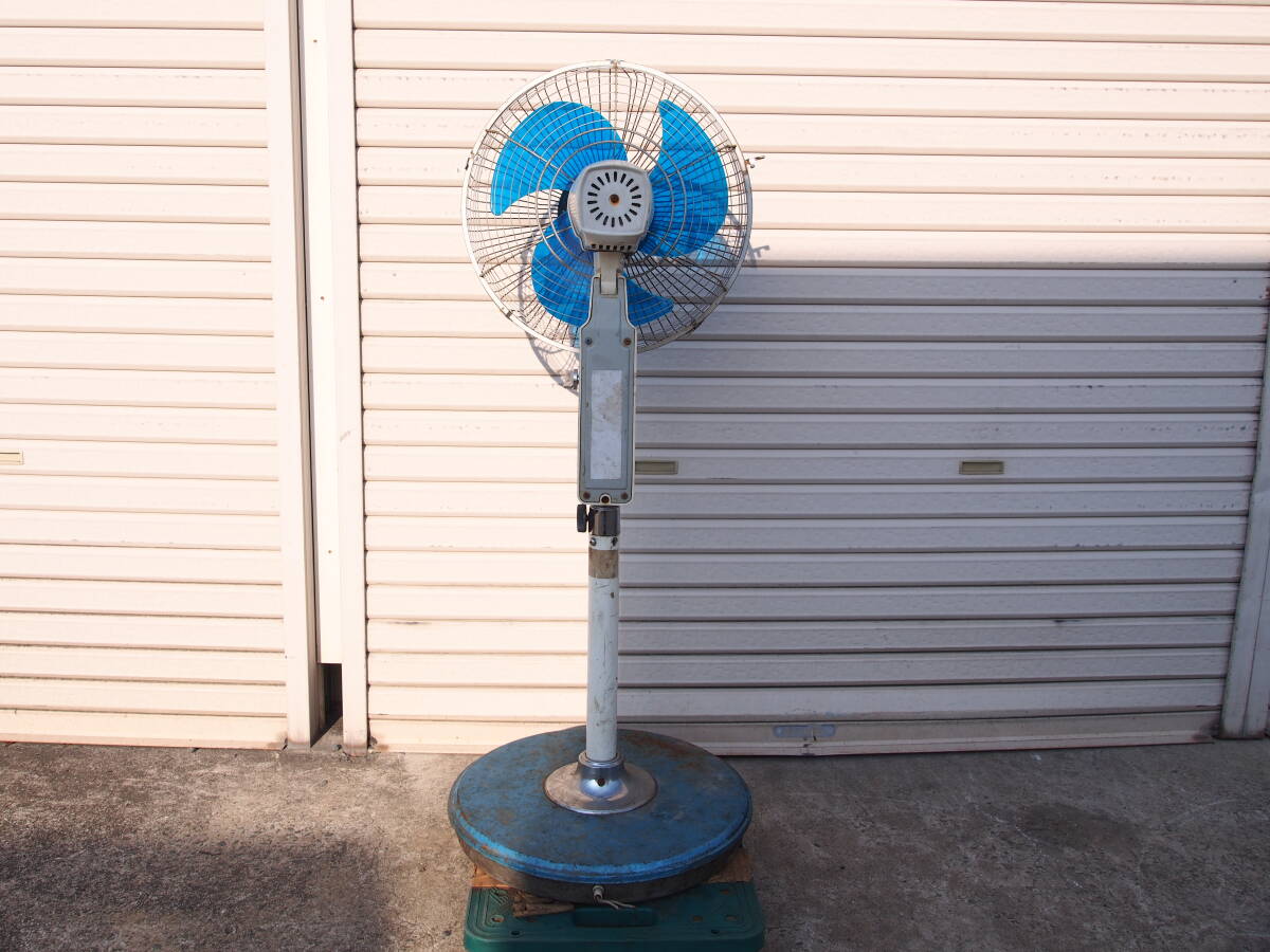 *[3T0228-9] NATIONAL National electric fan F-35VC? 100V DELUXE retro Junk 
