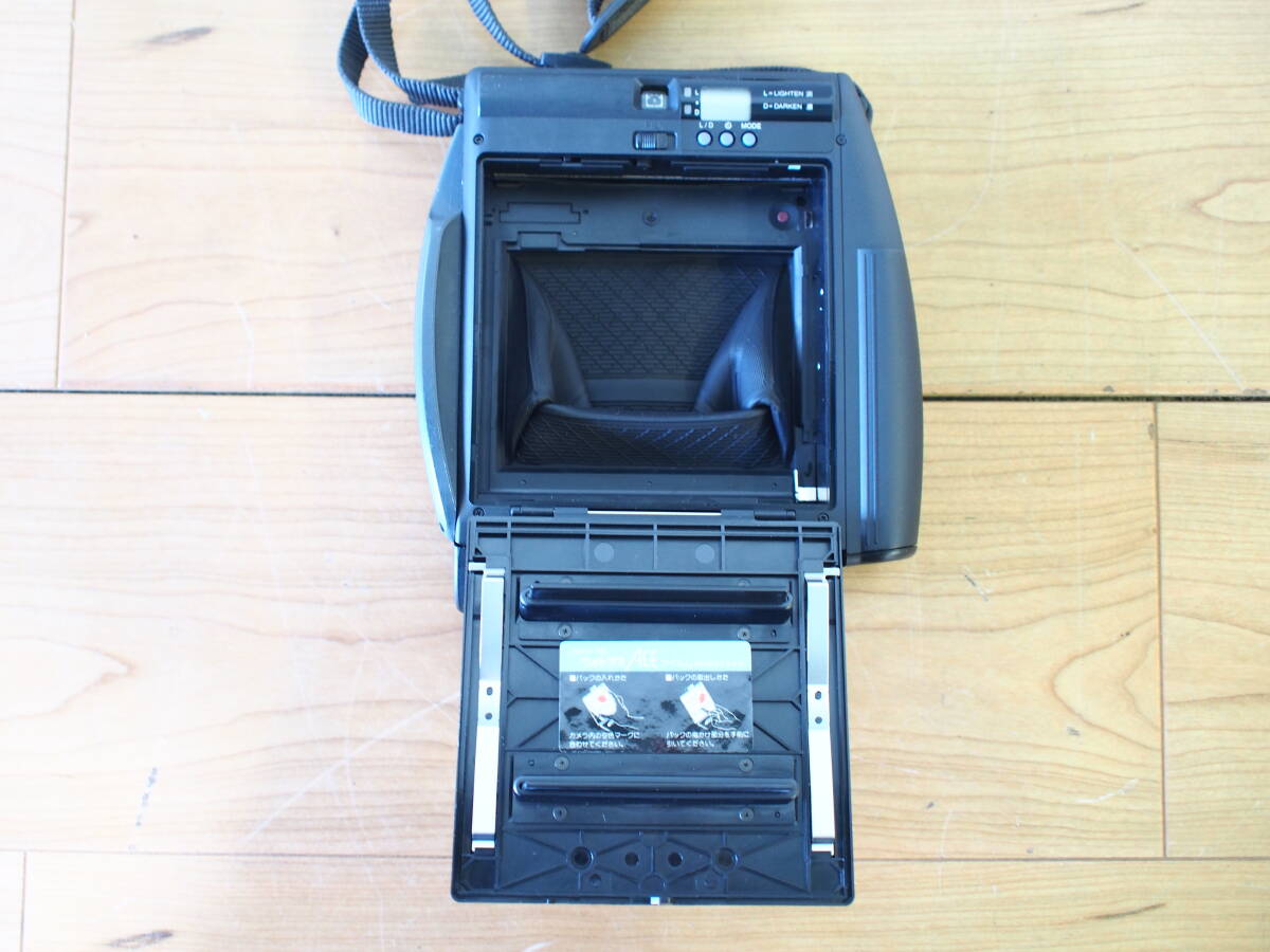 ☆【1T0123-23】 FUJITSU 富士フィルム SLIM ACE スリムエース インスタントカメラ フィルムカメラ FUJINON 1:11 f=105mm ジャンク_画像8