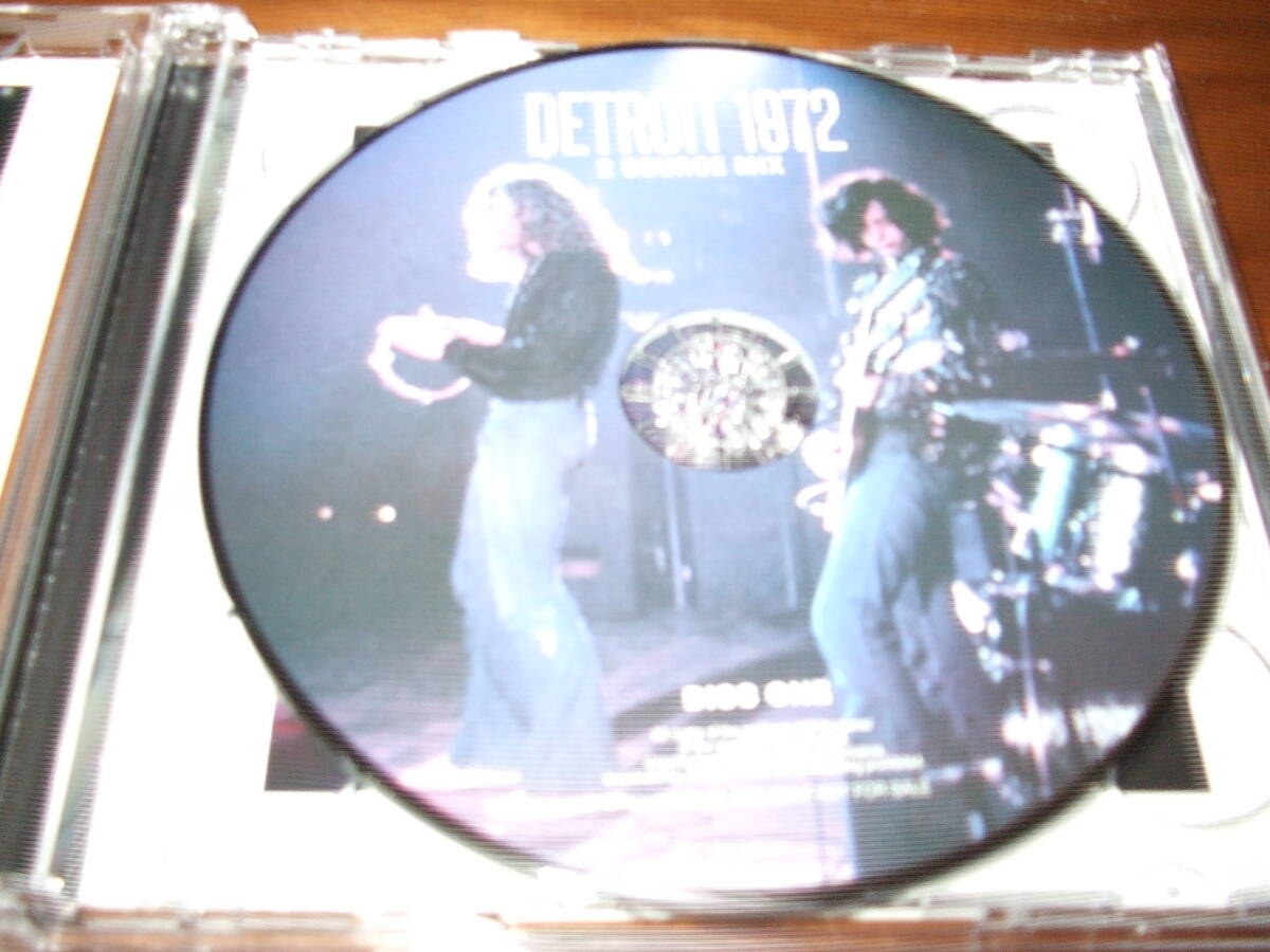 Led Zeppelin{ DETROIT 72 2 Source Mix }* Live 2 sheets set 