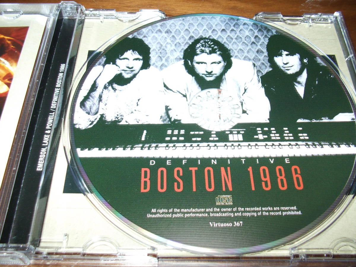 Emerson Lake & Powell{ Definitive Boston 86 }* Live 
