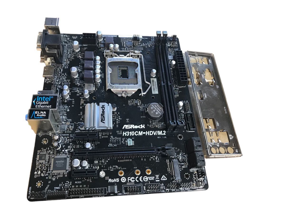 《中古》ASRock H310CM-HDV/M.2マザーボード の画像1