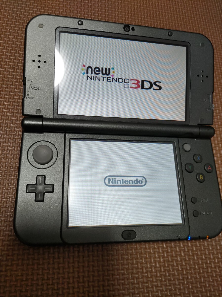 美品 Newニンテンドー3DS ll 本体 メタリックブラック METALLIC BLACK New ニンテンドー3DSll 本体 New3DSLL NINTENDO 3DS LL本体 2DS LL _画像7