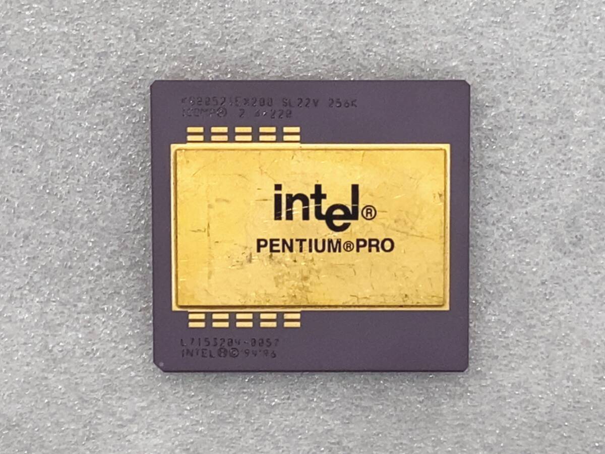 Intel PENTIUM PRO インテル CPU ペンティアム プロ KB80521EX200 SL22V 256K 動作未確認 ジャンク品 クリックポスト対応_画像1