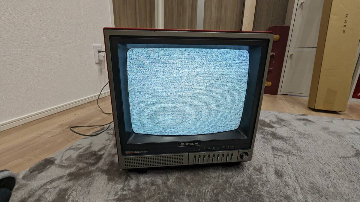 日立カラーテレビ C14-410 キドカラー ブラウン管テレビ 日立 日立カラーテレビ C14-410 キドカラー ブラウン管テレビ 日立
