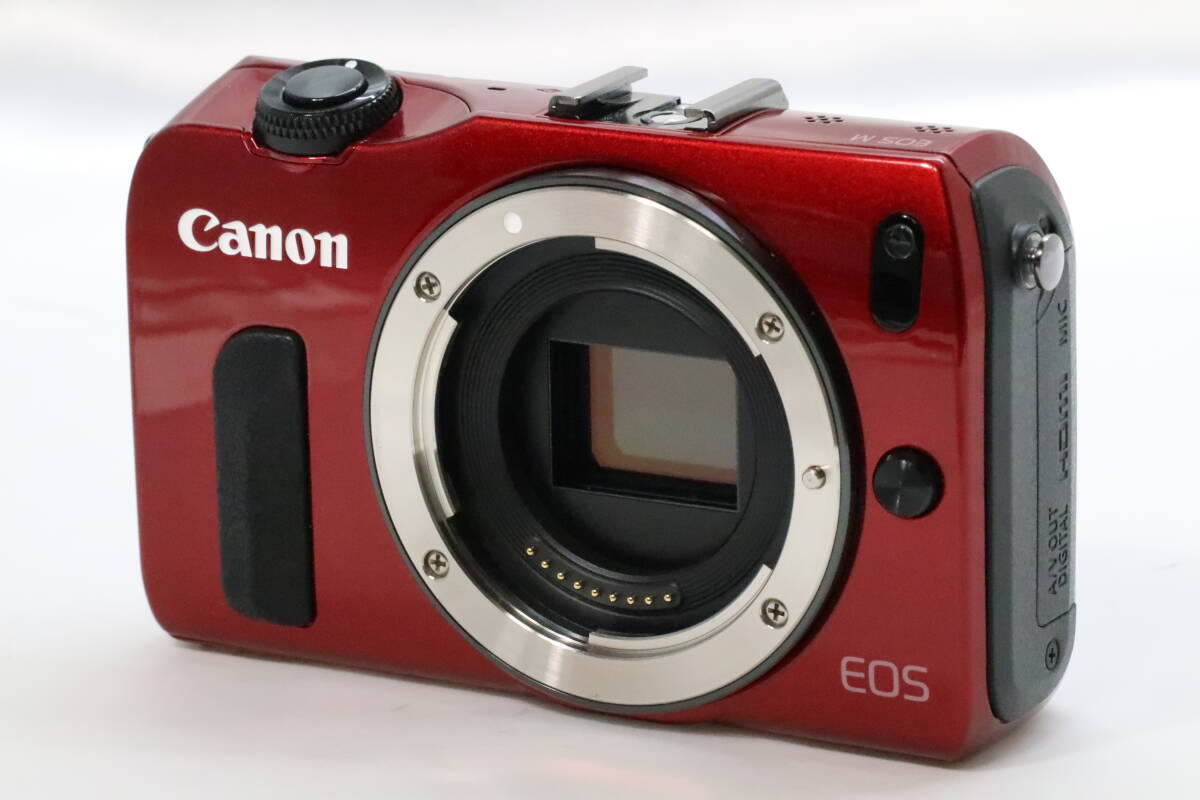 ■極上品■ Canon キヤノン EOS M ボディ レッド ＃97222_画像3