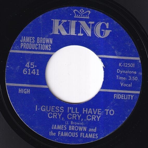 James Brown And The Famous Flames - I Guess I'll Have To Cry, Cry, Cry / Just Plain Funk (A) M676_7インチ大量入荷しました。