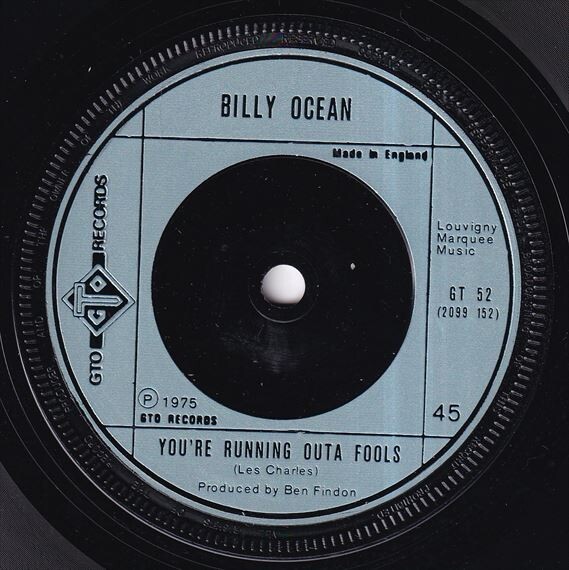 Billy Ocean - Love Really Hurts Without You / You're Running Outa Fools (A) N226の画像2