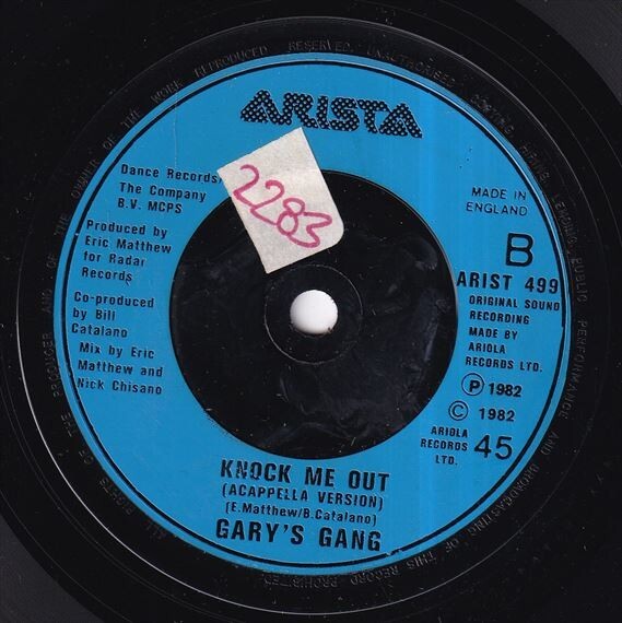 Gary's Gang - Knock Me Out / Knock Me Out (Acappella Version) (A) N253の画像1