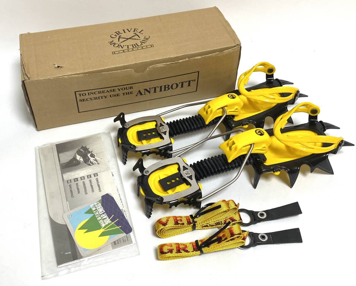 ☆良品☆ GRIVEL グリベルG12 ニューマチッククランポン12本爪 ☆良品☆ GRIVEL グリベルG12 ニューマチッククランポン12本爪