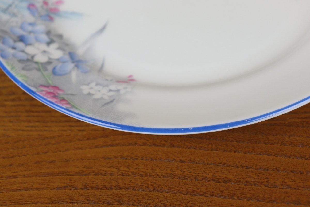 パラゴン　ウッドランドブルーベル　プレート18cm　ケーキ皿　青　ブルー　PARAGON　イギリス　ヴィンテージ　食器　L209_画像6