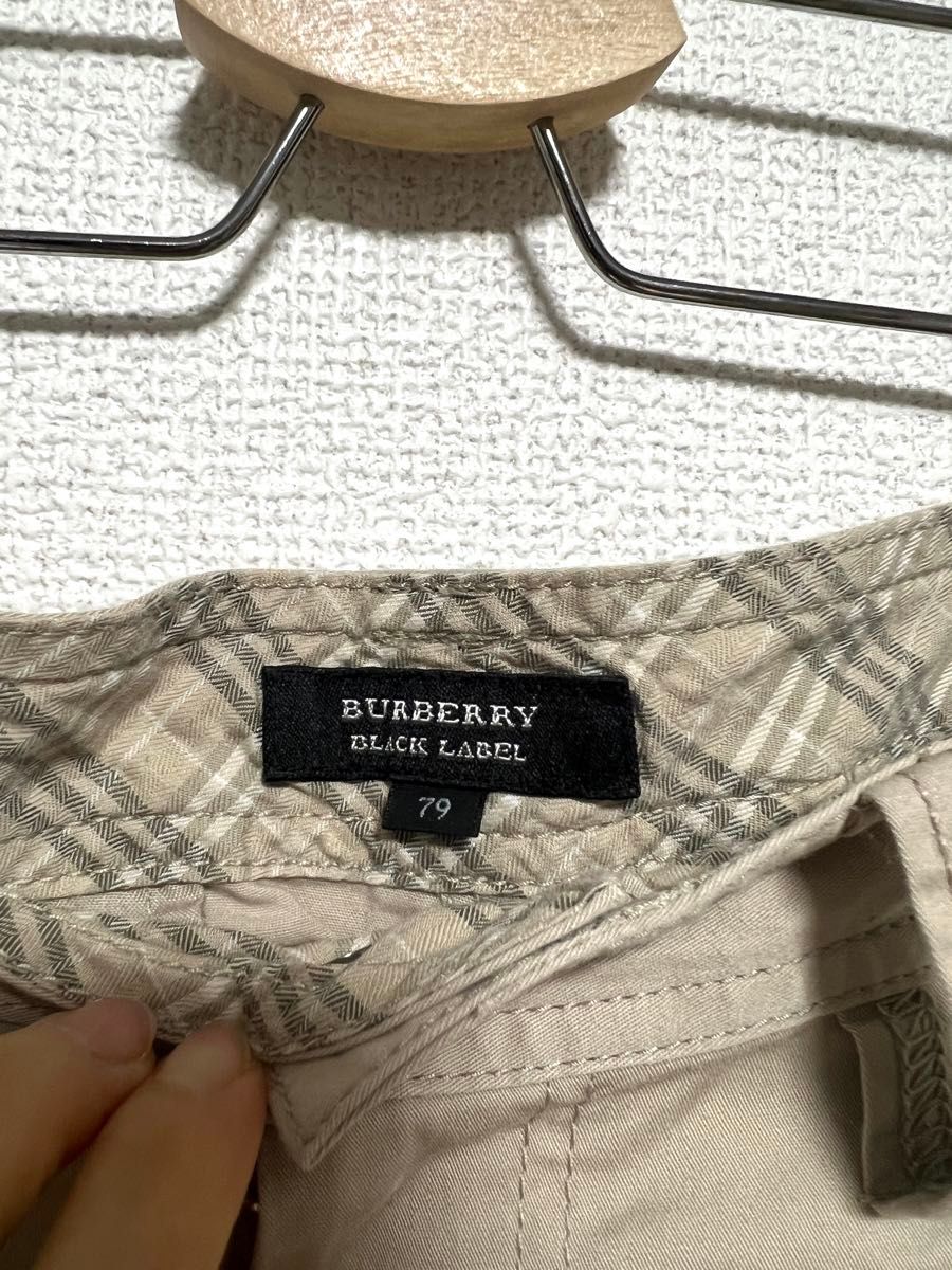 BurberryBLACK label短パン