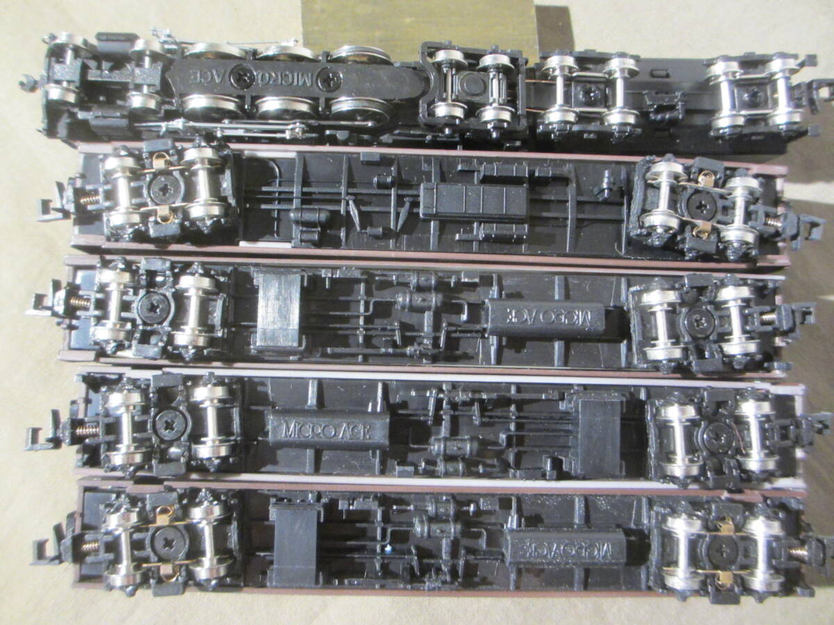 ”「特急かもめ号・７両セット」：C62 1号機＋10系６両 ”　マイクロエース旧製品(A-4230)：機関車・客車、共に使用ごく浅く、程度良品　 _画像5