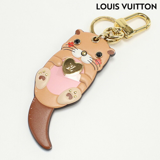 used Louis Vuitton key ring unisex brand LOUIS VUITTONporutokre*ota- metal M00823 Brown small articles 