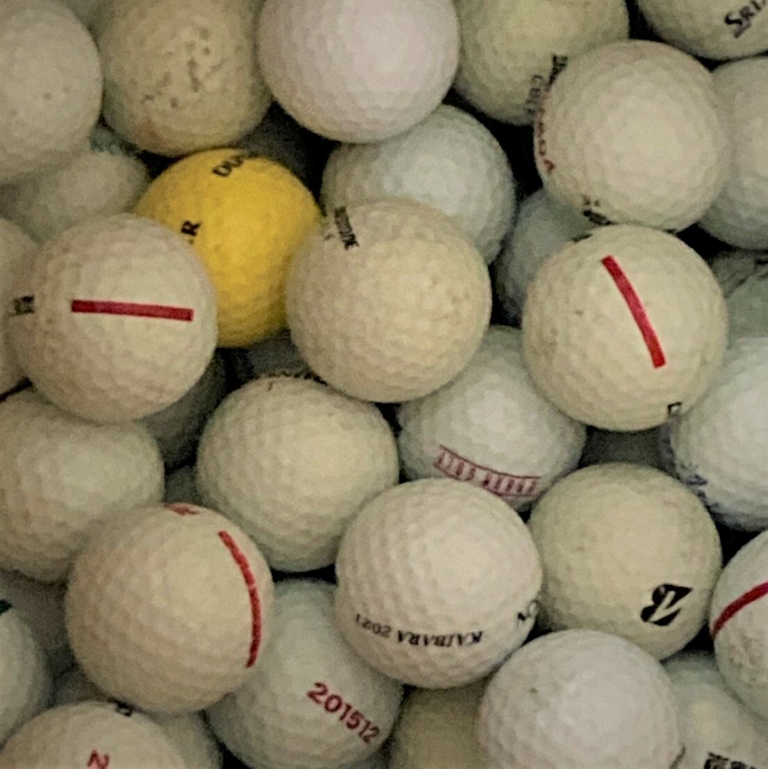 レンジボール 500個 訳あり 中古 ゴルフボール ゴルフ セット 練習 大量 白 500球 エコボール 送料無料_画像7