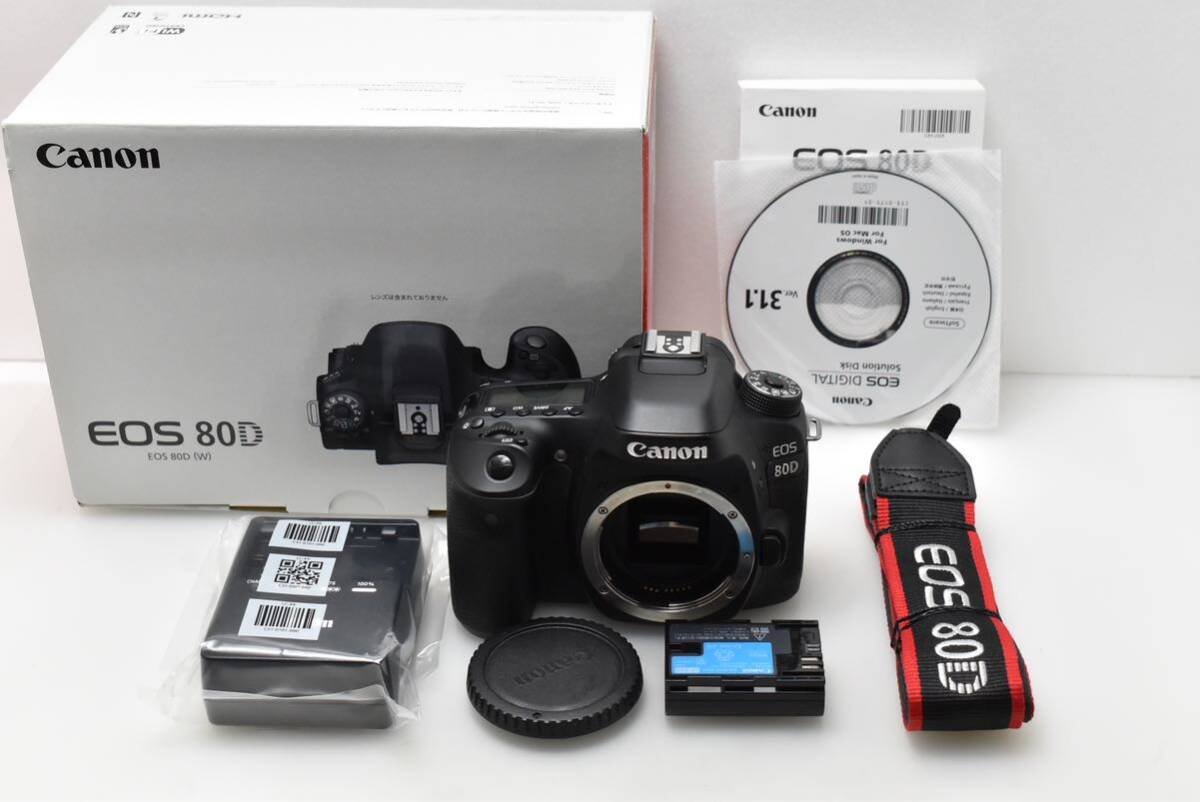 【A品】CANON キヤノン EOS 80D ［000349030］