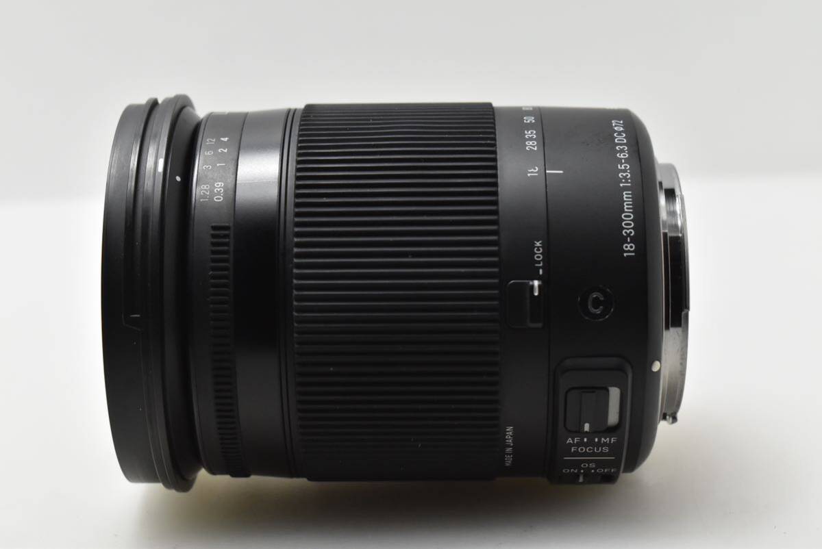 【B品】SIGMA キヤノン CANON 18-300mm F3.5-6.3 DC MACRO OS HSM［008911230］の画像6