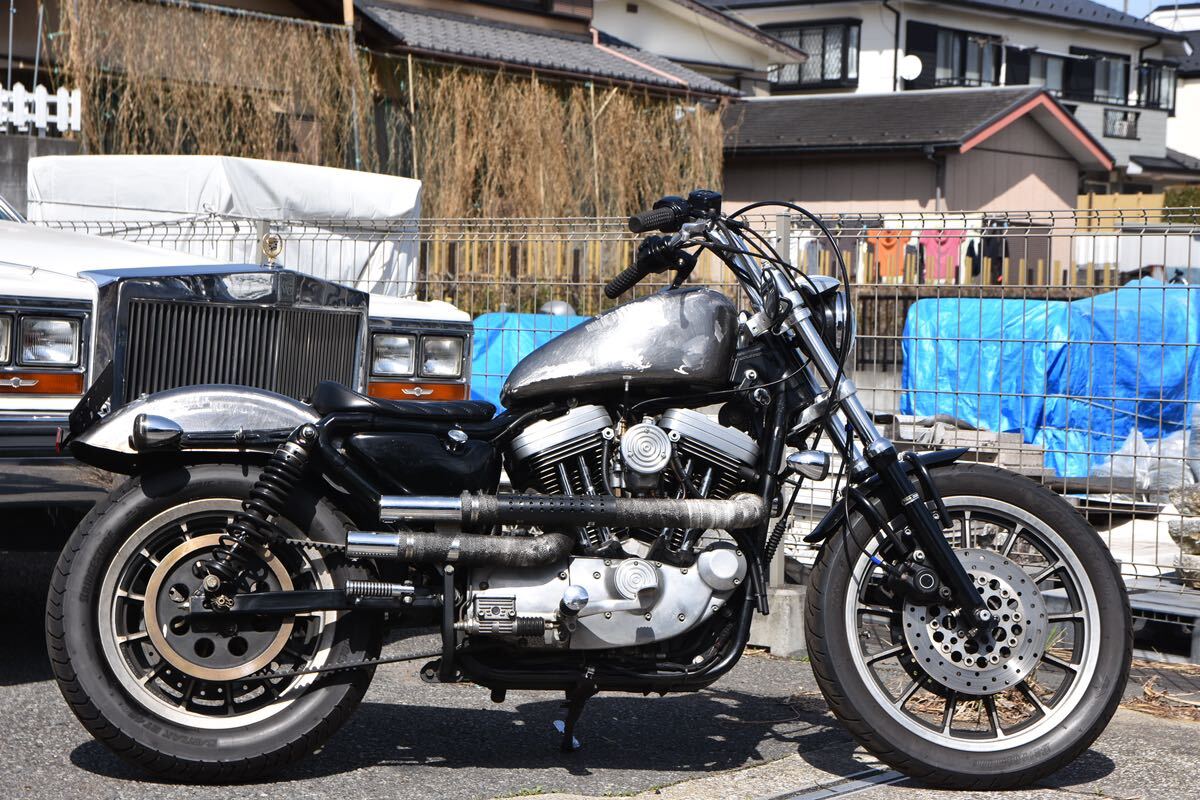 ★☆即決!97モデルXL1200S 高級パーツ多数極上車!Eキャブ リジットマウント絶好調ピカピカ美車スポーツスターチョッパー☆★_画像3