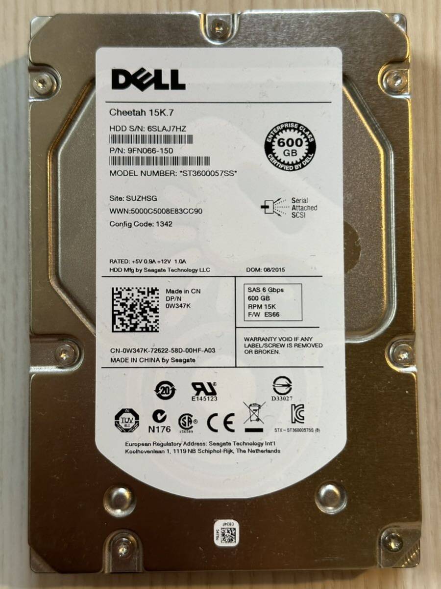 Seagate Cheetah 15K.7 ST3600057SS SAS 15K 600GB HDD ハードディスク _画像1