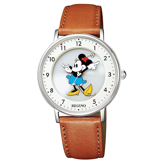 ** наручные часы Citizen CITIZEN Regno KP3-112-12 солнечный Tec Disney коллекция [ minnie ] модель новый товар не использовался товар стандартный товар **