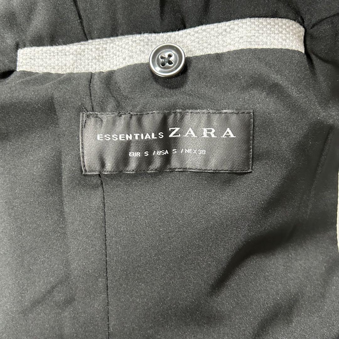 ★ ESSENTIALS ZARA ザラ　テーラードジャケット　38 グレー