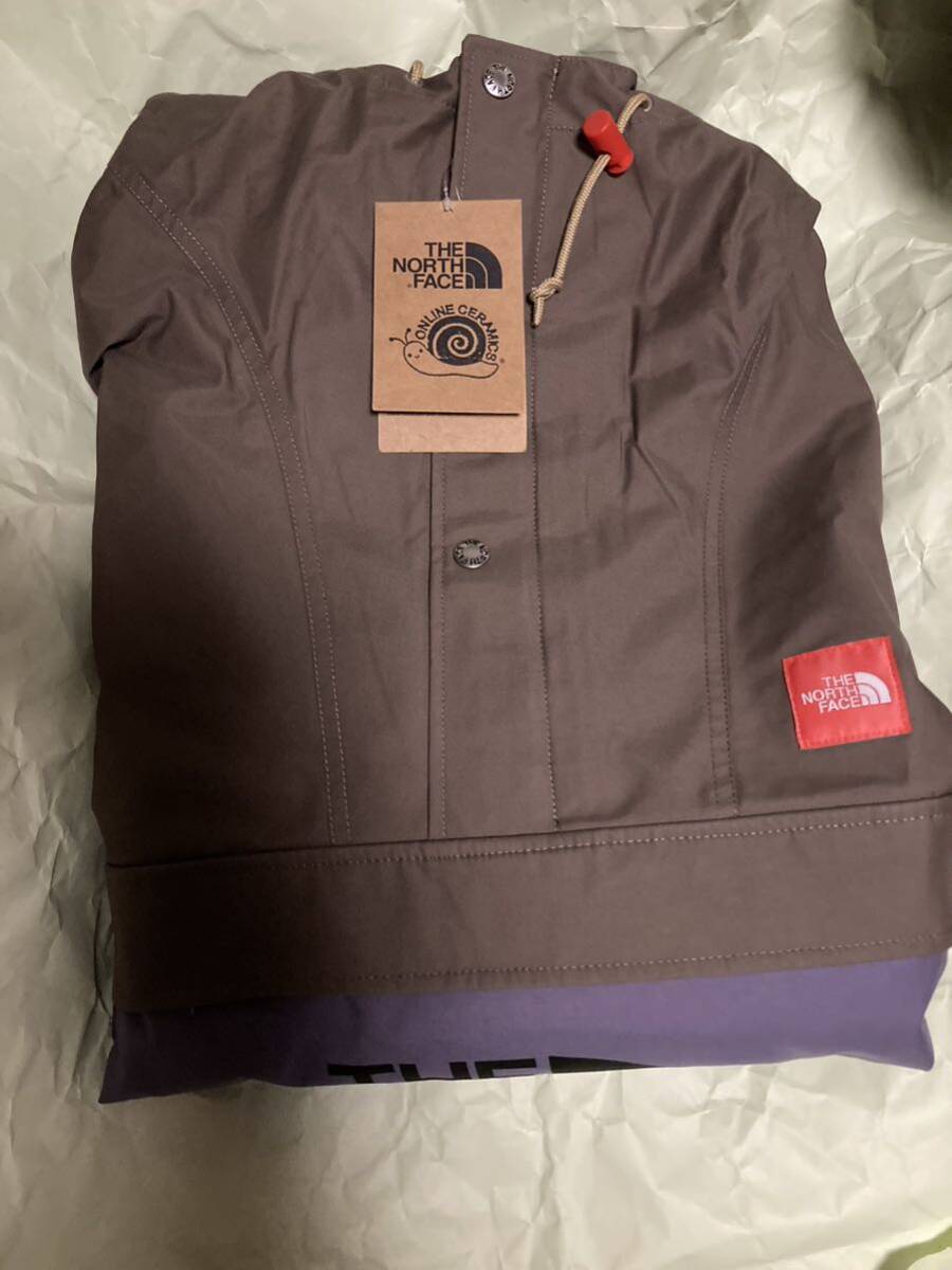 The North Face × Online Ceramics Windjammer Falcon Brownザ ノース フェイス×オンライン セラミックス コラボジャケット M海外限定_画像7