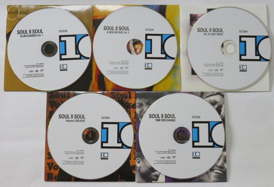 【概ね美品】SOUL Ⅱ SOUL／5 CLASSIC ALBUMS CD5枚組 Volume One／1990 A New Decade／Just Right／Believe／Time For Change 輸入盤_画像5