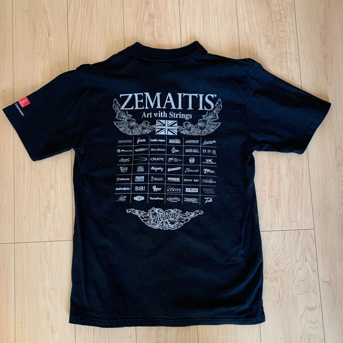 ZEMAITIS ゼマティス グレッチ 神田商会 60周年 ポロシャツ 美品 ゼマイティス ギター の画像2