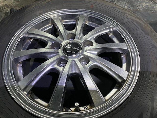 CC25 セレナ MANARAY SPORT アルミホイール 15×6J オフセット45 195/65/R15 2023年製 ヨコハマタイヤ ☆引き取り歓迎☆千葉市若葉区から_画像7