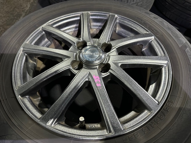 SC11 ティーダ ラティオ EUROMAGIC アルミホイール 15×5.5J オフセット43 185/65/R15 ヨコハマタイヤ ☆引き取り歓迎☆千葉市若葉区からの画像5