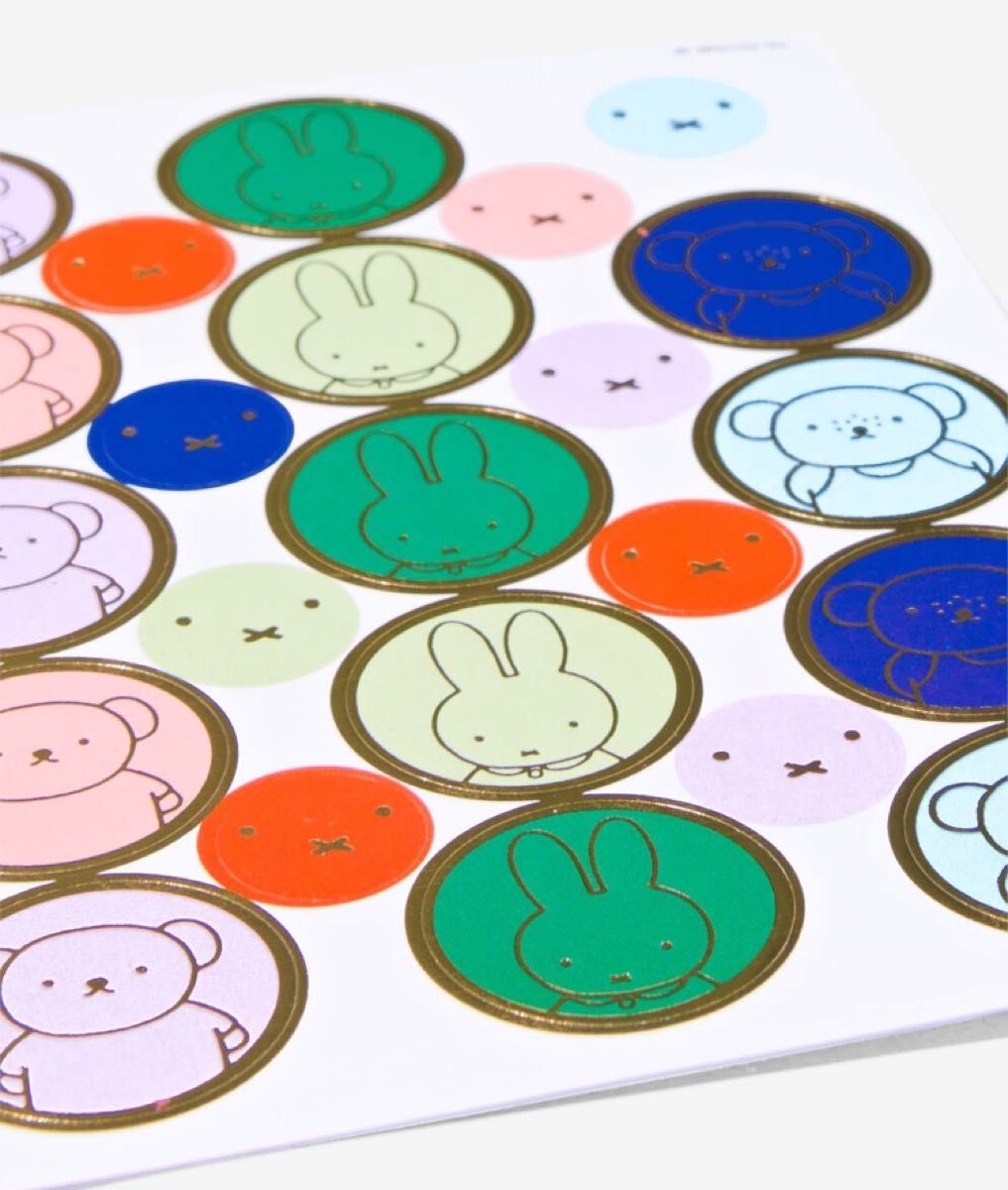 【日本未入荷】ミッフィー オランダ限定 シールブック スティッカー ノート　miffy 20シート　絵柄10種類　