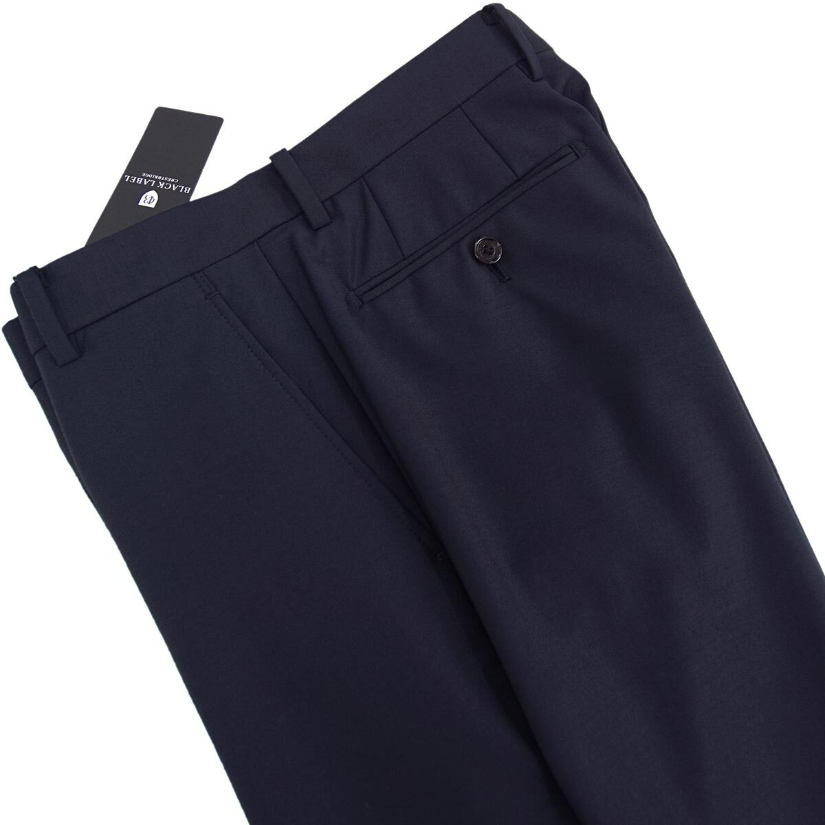 [ новый товар ] обычная цена 27500 иен Black Label k rest Bridge [M/79cm] весна лето бизнес брюки тонкий Silhouette превосходный стрейч . помятость обработка темно-синий 