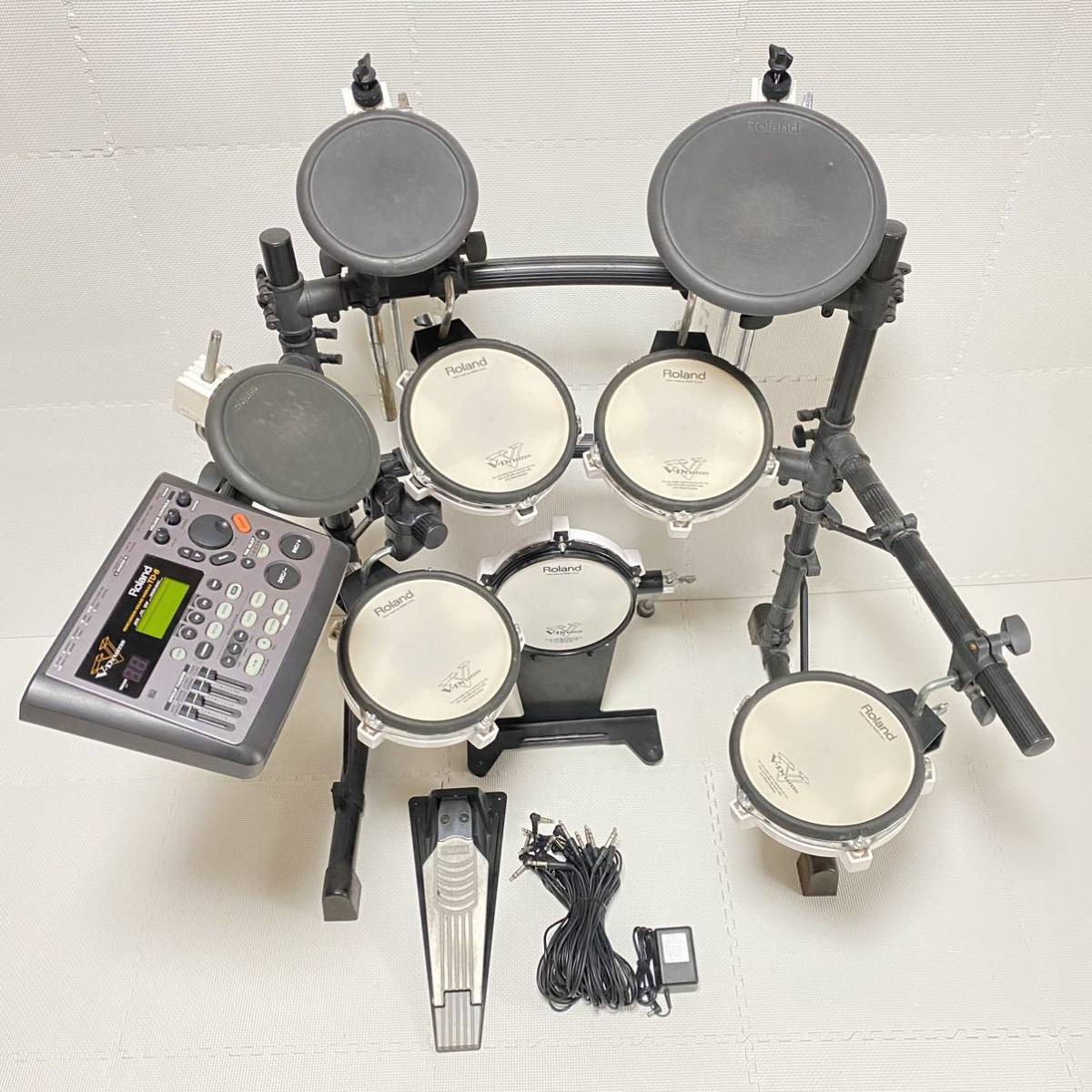 即決☆ Roland V-Drums TD-8 ローランド 電子ドラム エレドラ 打楽器 KD-80 バスドラ PD-80 スネア PD-7 PD-9 シンバル 【現状品】