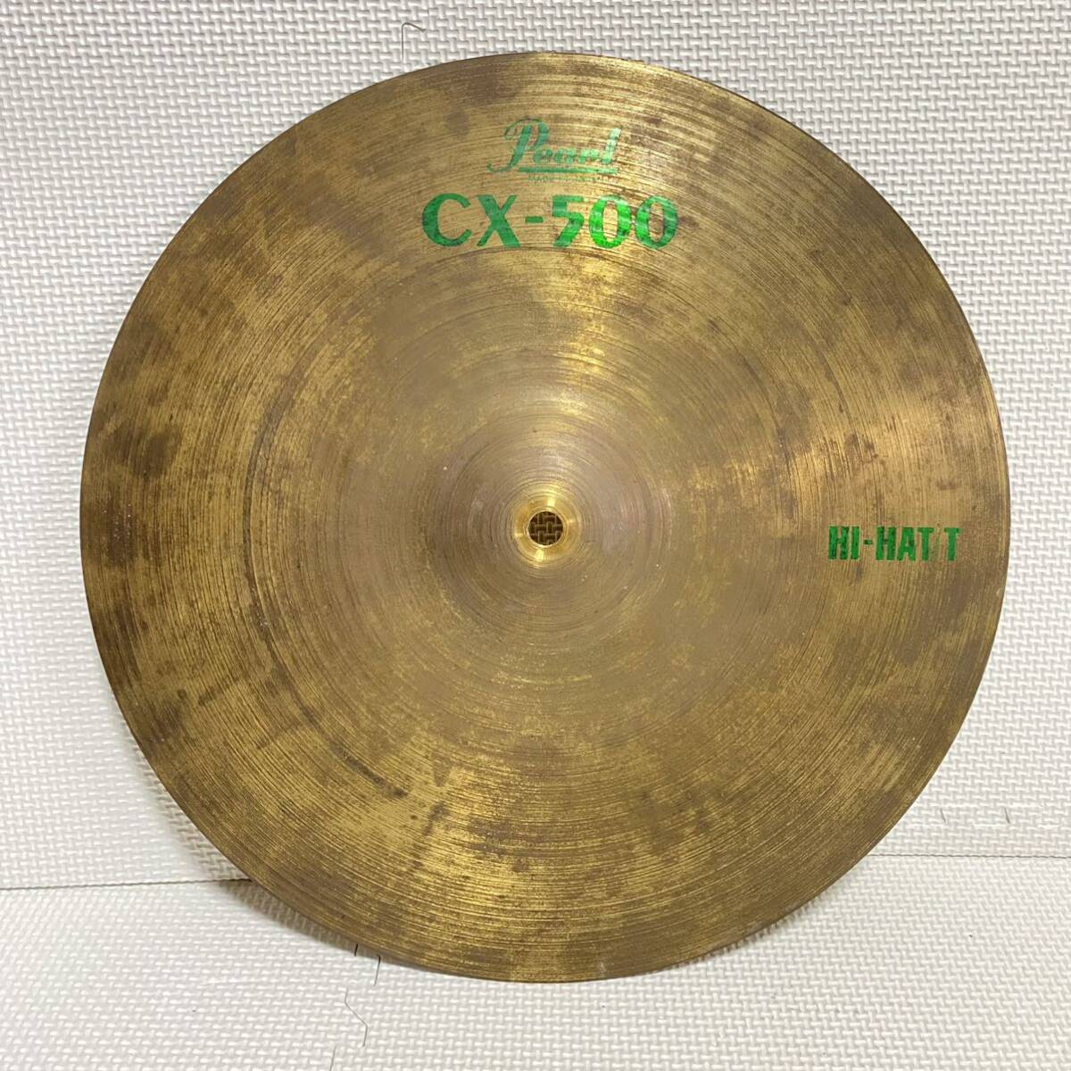 即決☆ Pearl CX-500 HI-HAT B/T シンバル ハイハット トップ ボドム セット パール ドラム DRUM _画像2