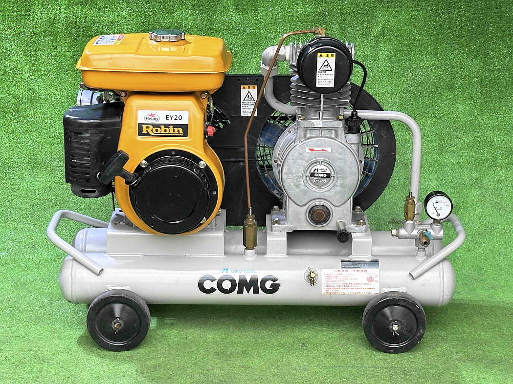 アネスト岩田 COMG L15-10 エンジンコンプレッサー 岩田塗装機 アネスト岩田 COMG L15-10 エンジンコンプレッサー 岩田塗装機