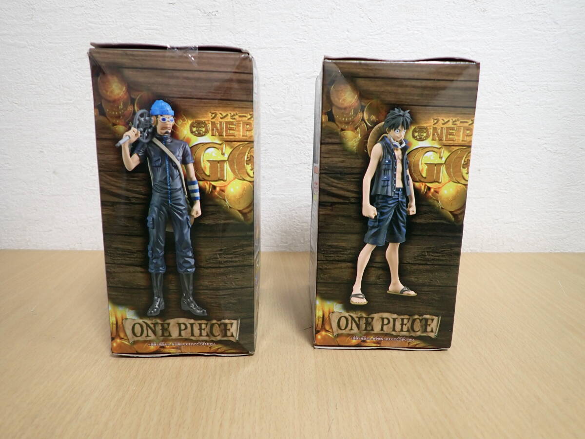 「603151/S4D」C.まとめて2点 ワンピース DXF THE GRANDLINE MEN FILM GOLD ルフィ ウソップ フィギュア vol.6 バンプレスト 元箱の画像2