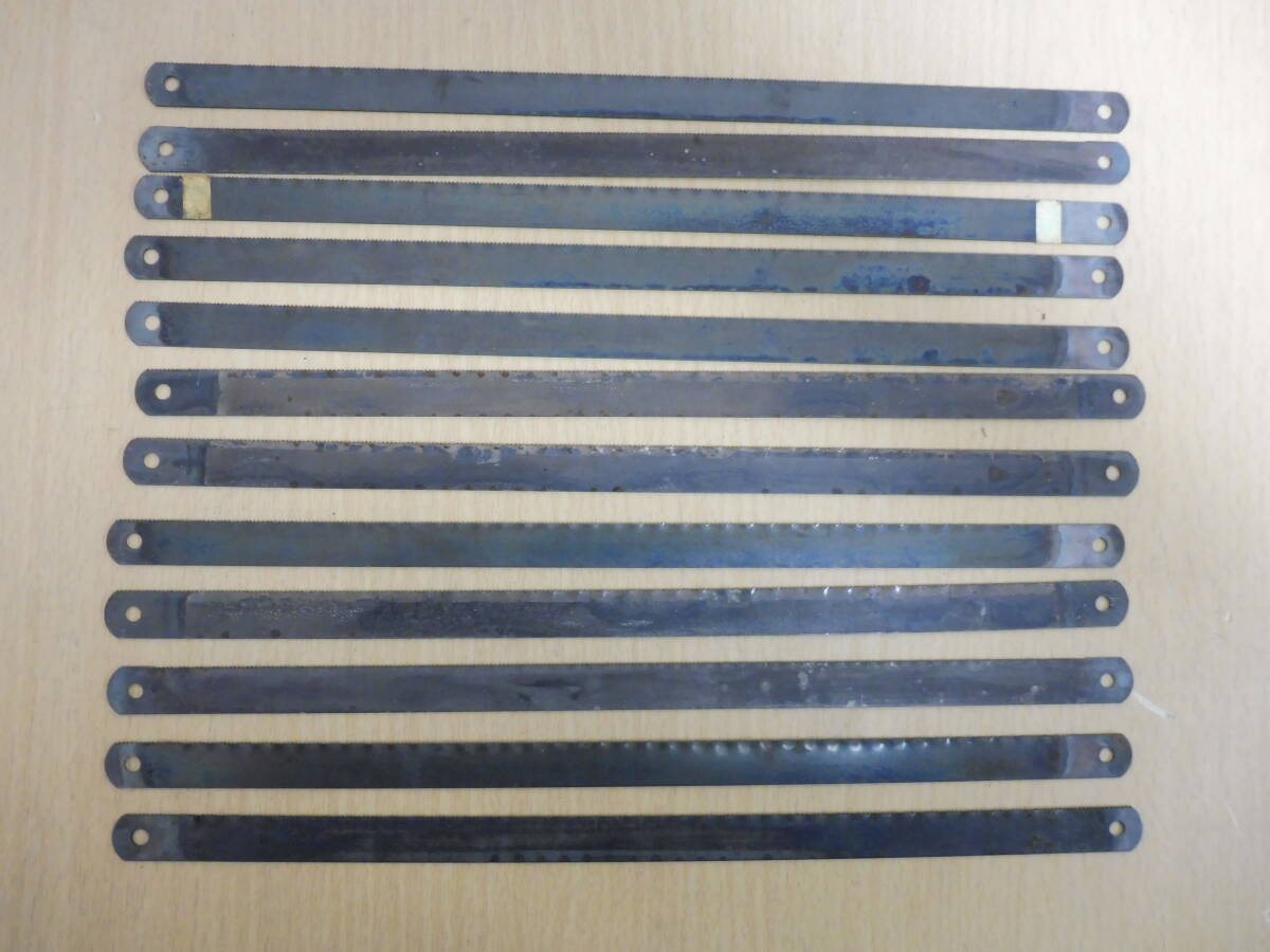 「603241/T2B」 NACHI ナチ HAND HACK SAW BLADES 250×12×0.64 24T 72枚入＋12本 経年保管品 中古 現状品 元箱付の画像4