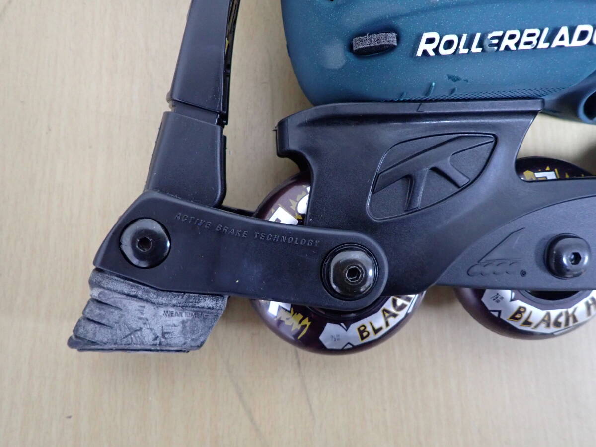 [603455/S5C]ROLLERBLADE roller blade FUSION inline skates protector set 24.5.SILVER FOX GREEN original box 