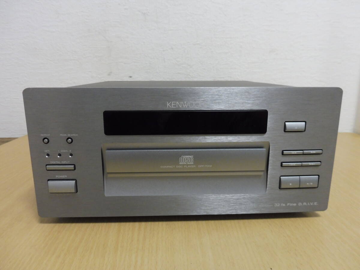 「6033/T3A」KENWOOD ケンウッド DPF-7002 CD プレーヤー オーディオ 音響 機器 中古 現状品 通電確認済_画像1